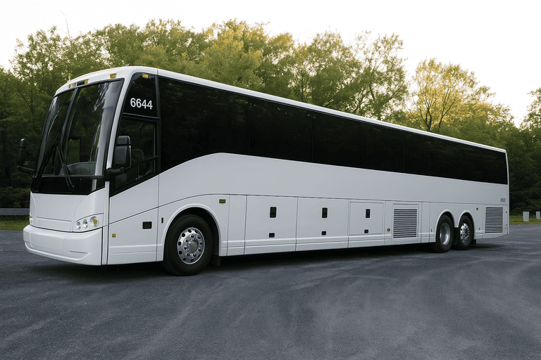 exterior of Chino Hills Coach Bus Service coach bus