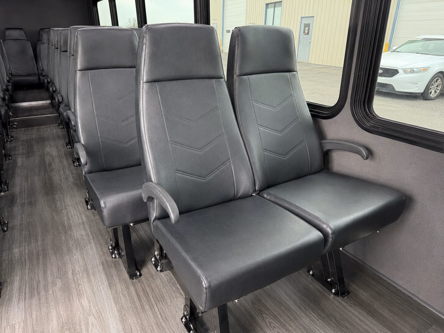 chino hills 15 passenger minibus interior