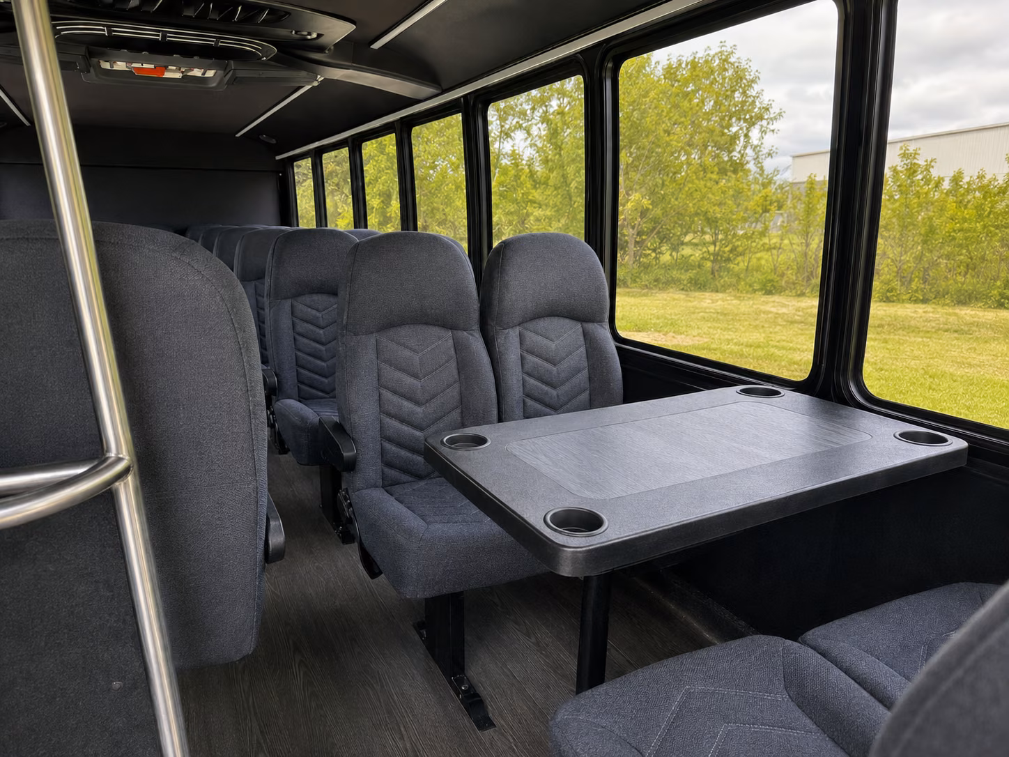 chino hills 20 passenger minibus interior