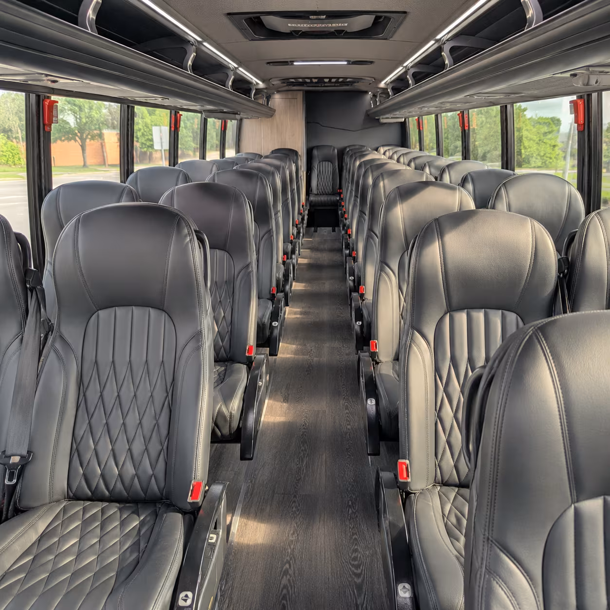 chino hills 25 passenger minibus inside