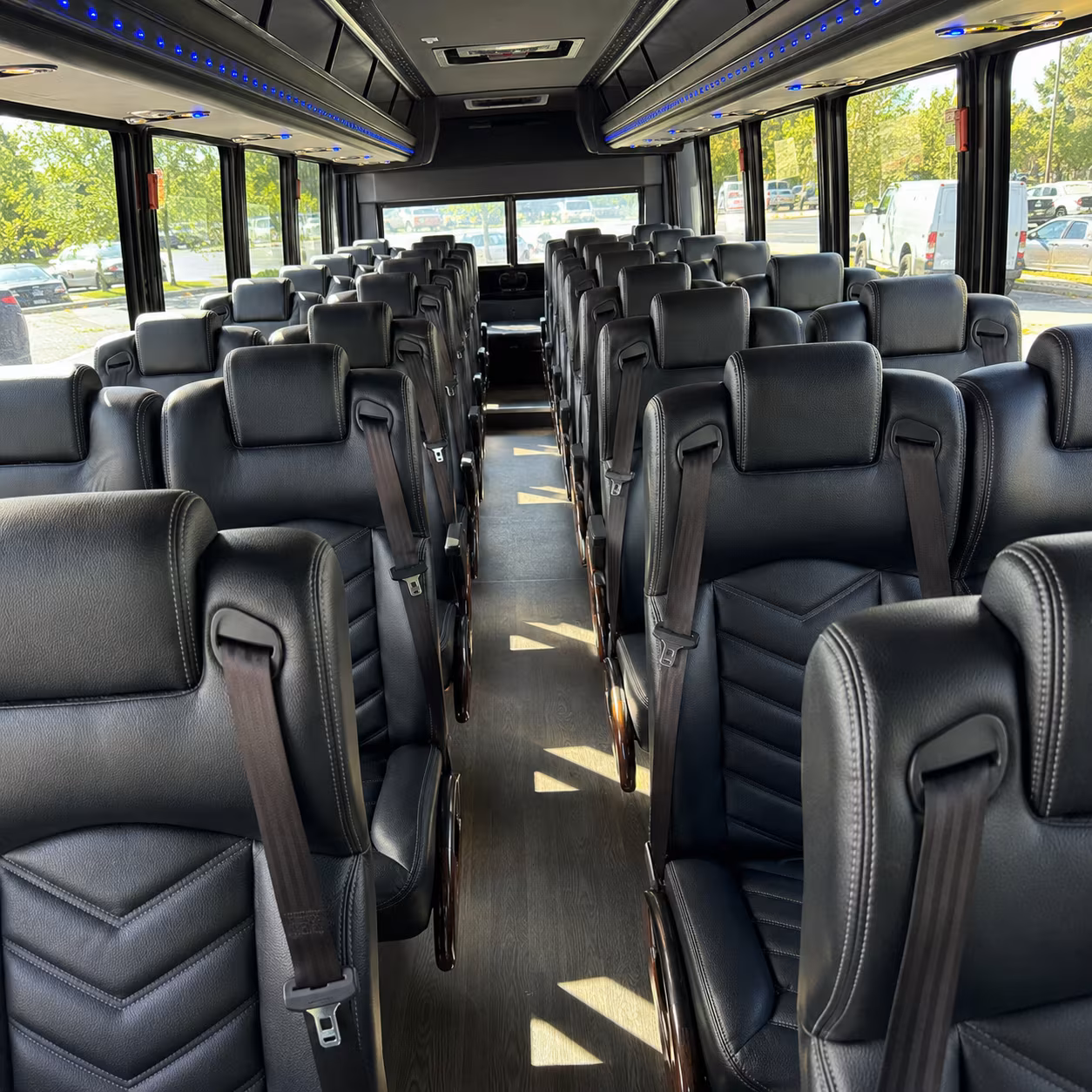 chino hills 30 passenger minibus interior