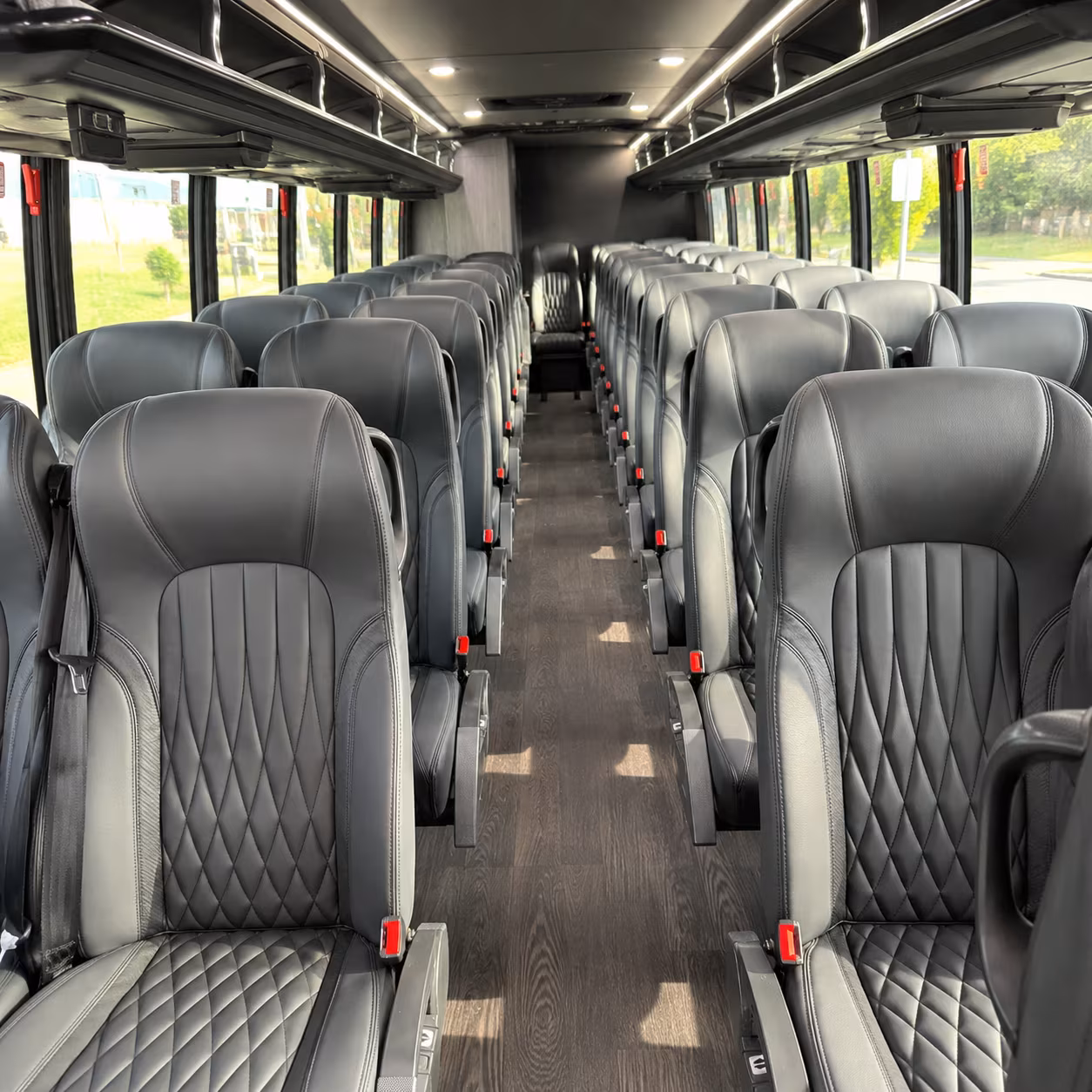 chino hills 35 passenger minibus interior