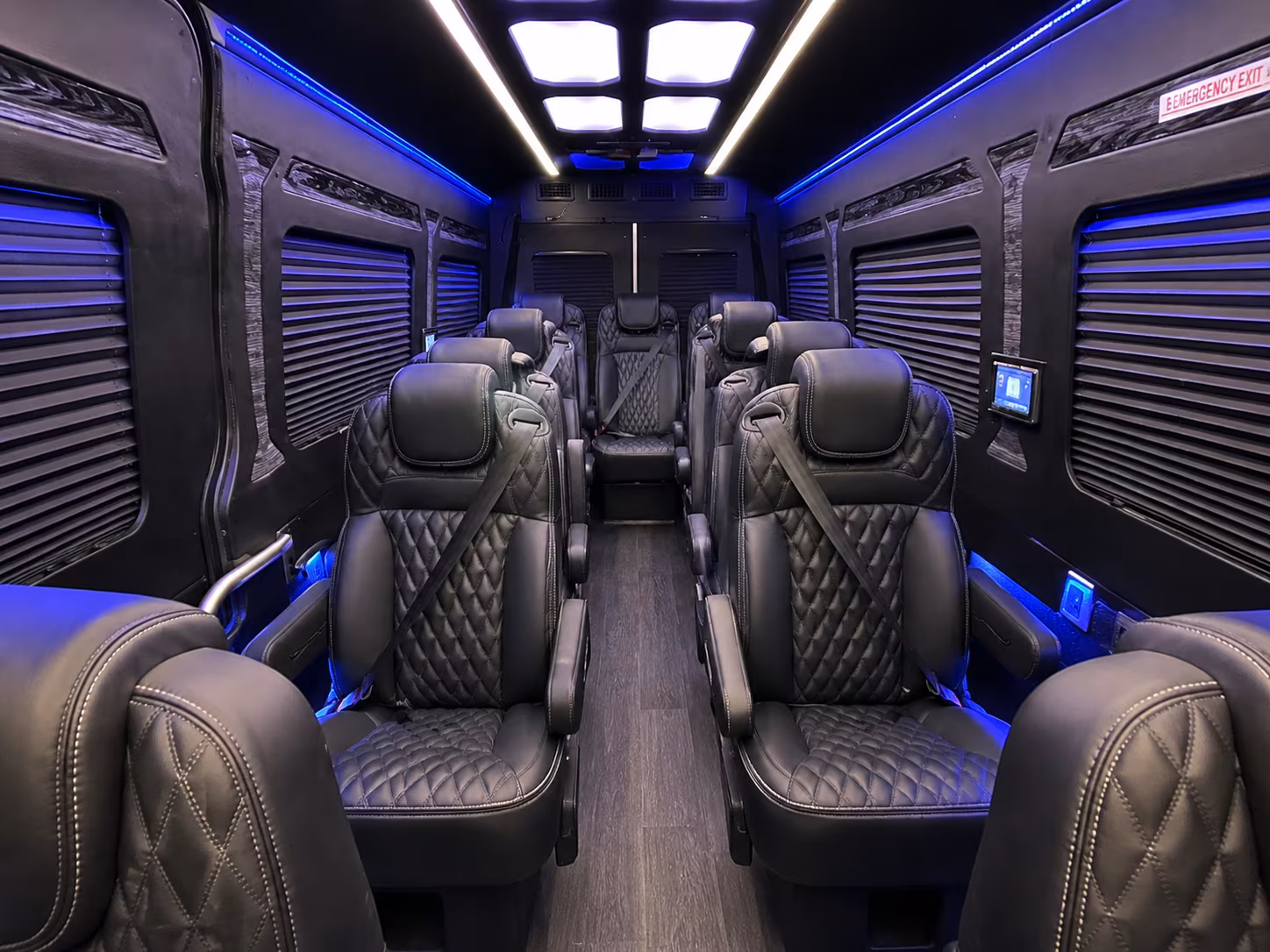 chino hills corporate event transportation onboard seating