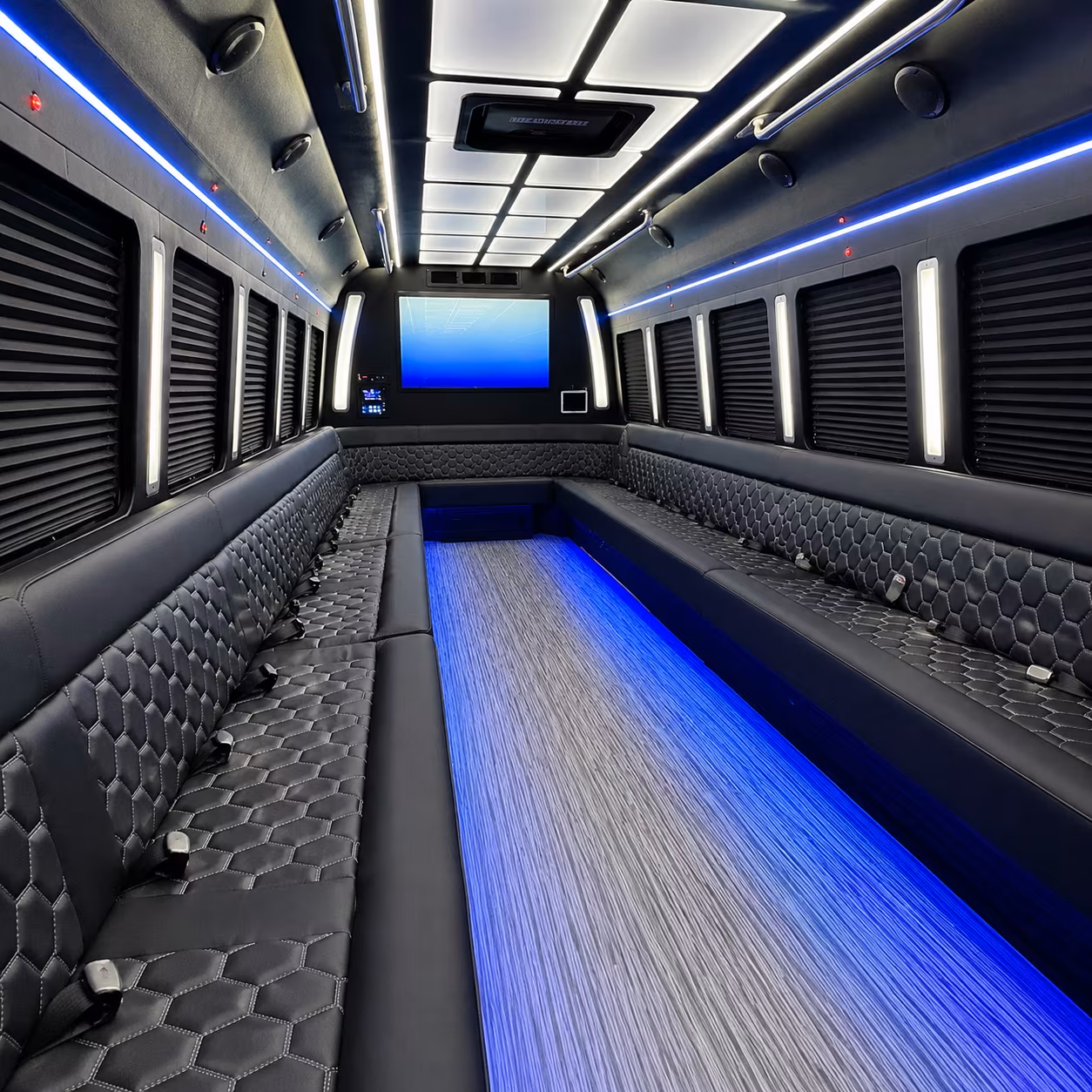 chino hills party bus interior