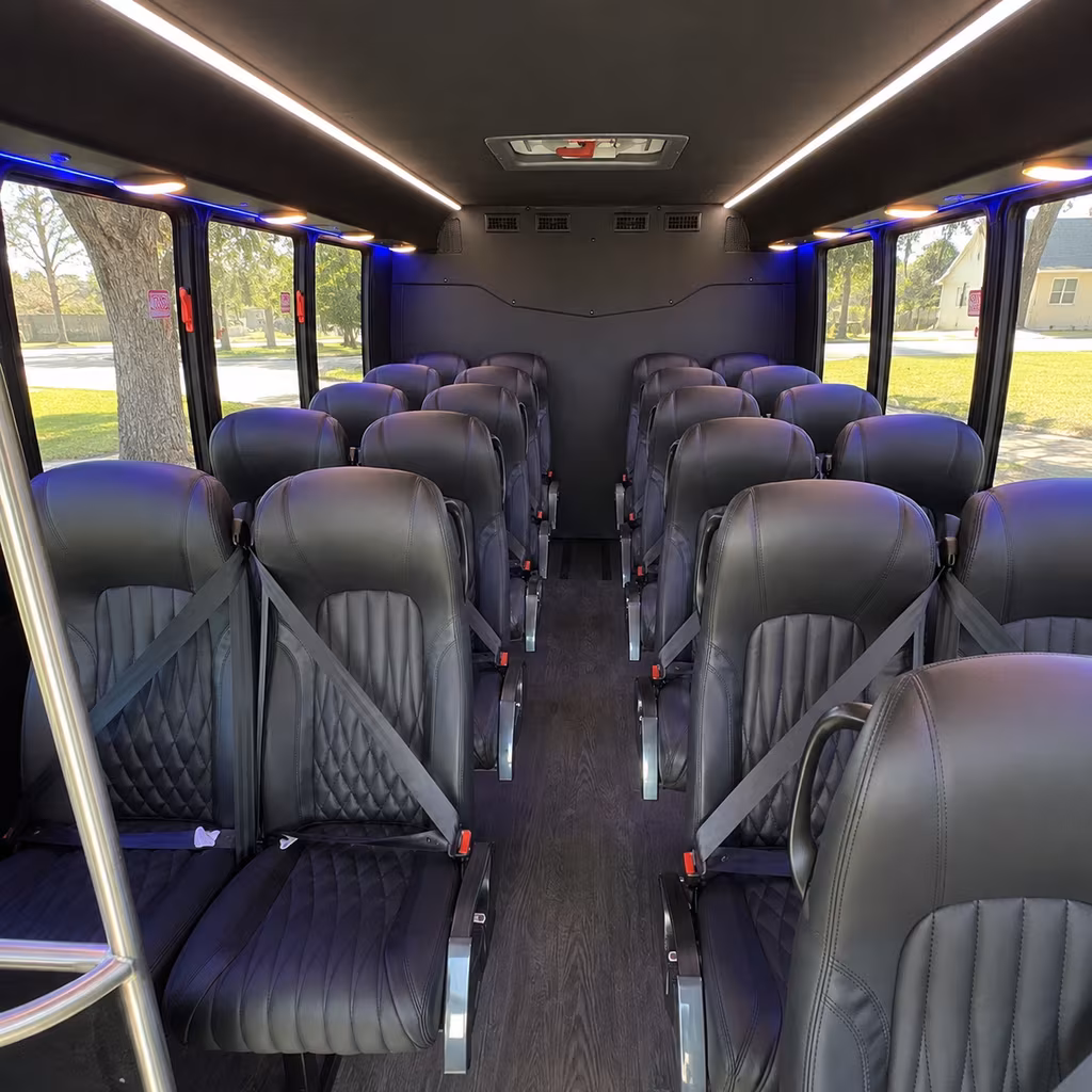 chino hills private event transportation onboard seating