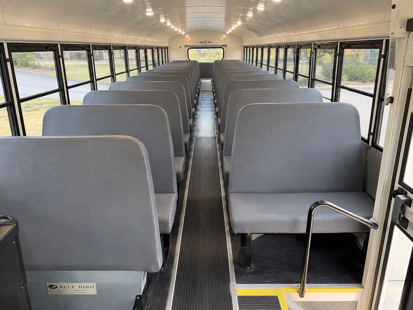 chino hills school bus interior