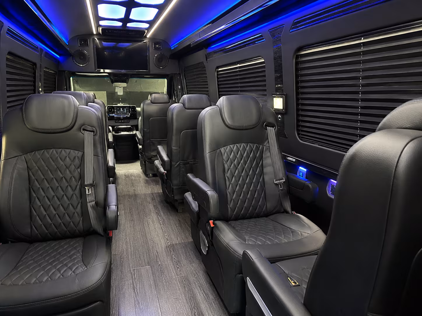 chino hills sprinter van with driver interior