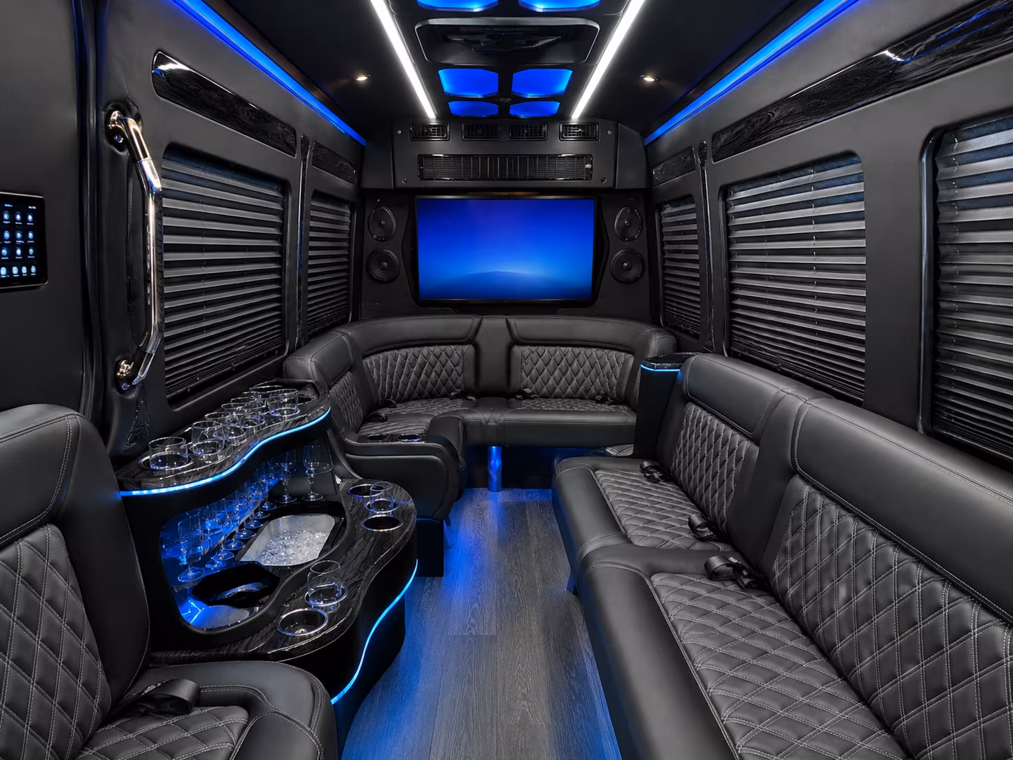 corporate airport transfer buses serving ontario international and lax