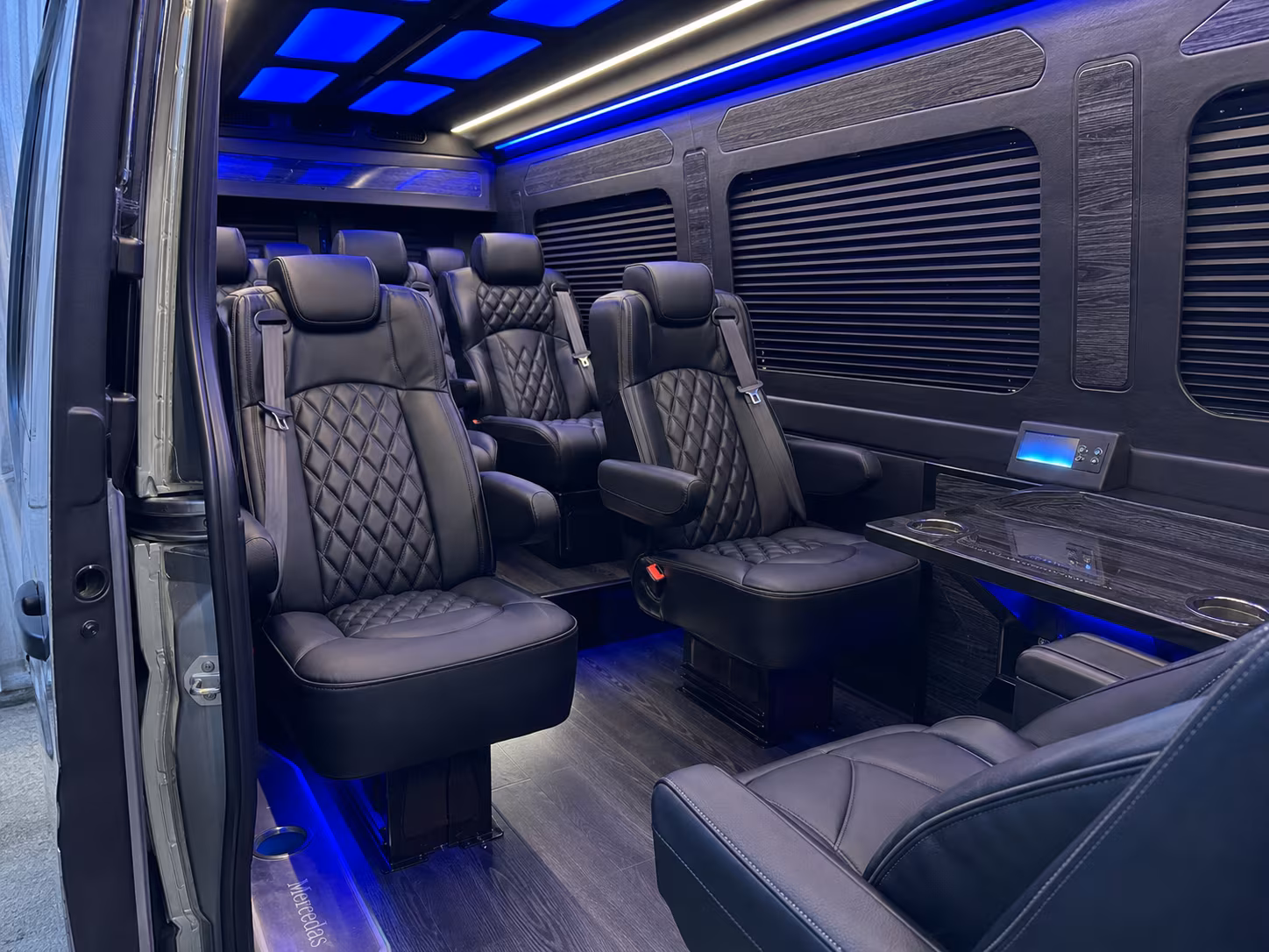 sprinter van transportation for groups and events across chino hills