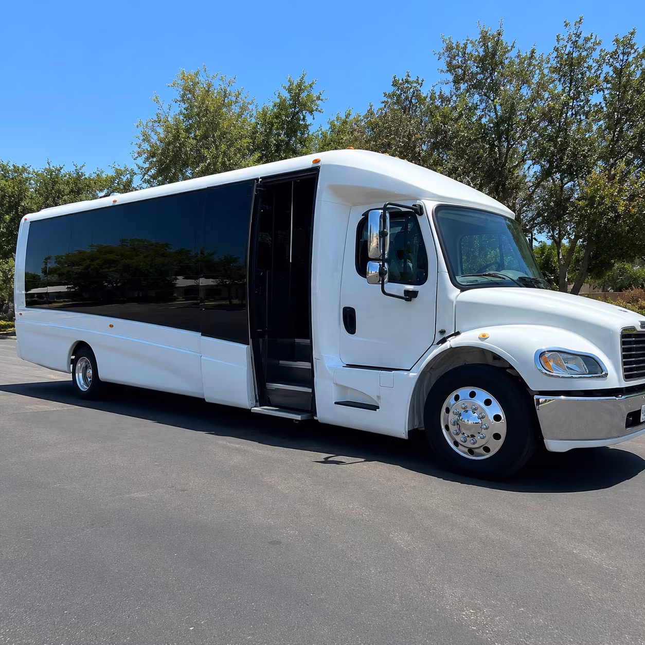 wedding guest shuttle buses in chino hills